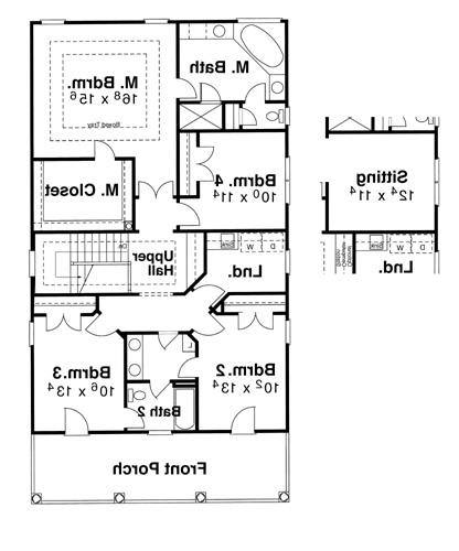 Second Floor image of Kensington I - A House Plan